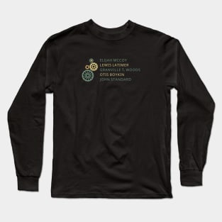 Famous Black Inventors - Mechanical and Electrical Long Sleeve T-Shirt